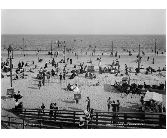 Brighton Beach Boardwalk Old Vintage Photos and Images