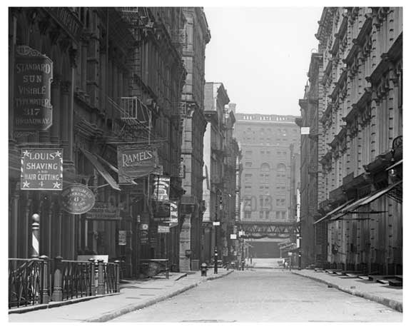 Broadway  1912 - Tribeca Downtown Manhattan NYC Old Vintage Photos and Images