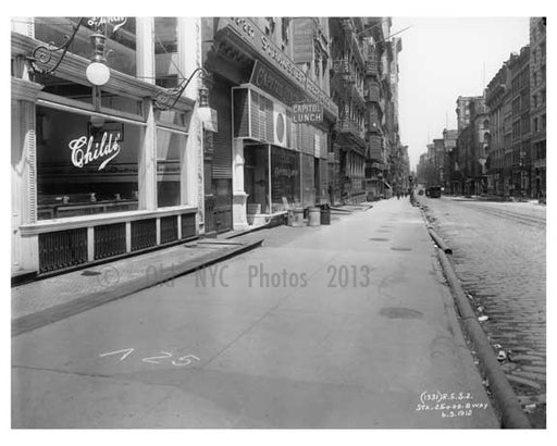 Broadway  1912 - Tribeca Downtown Manhattan NYC A Old Vintage Photos and Images