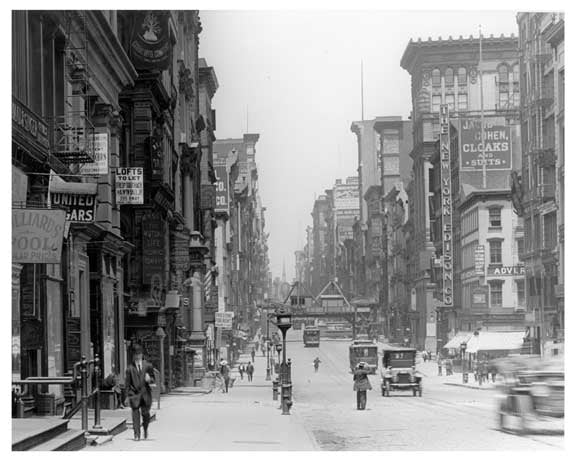 Broadway  1912 - Tribeca Downtown Manhattan NYC B Old Vintage Photos and Images
