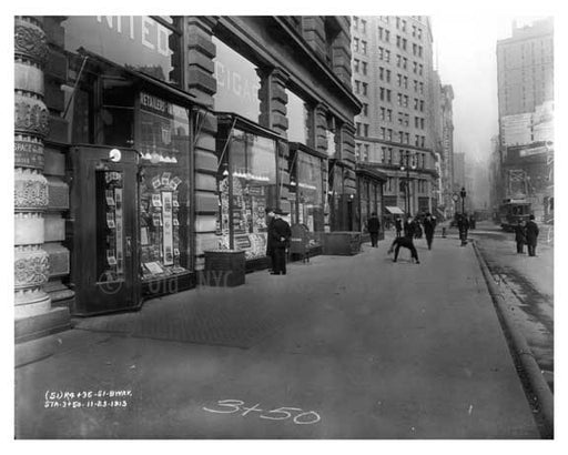 Broadway & 36th Street -  Midtown Manhattan  NY 1913 A Old Vintage Photos and Images