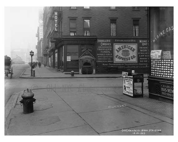 Broadway & 36th Street -  Midtown Manhattan  NY 1913 A Old Vintage Photos and Images