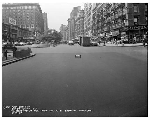 Broadway between 78th & 79th Streets 1957  - Upper West Side - Manhattan - New York, NY Old Vintage Photos and Images