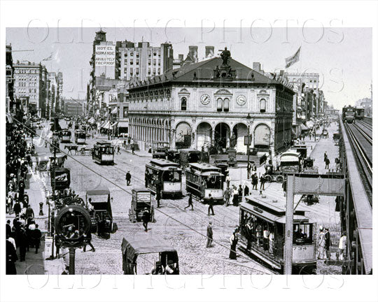 Broadway Cable Herald Square 1898 Old Vintage Photos and Images