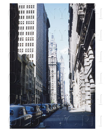 Broadway Financial District 1950s Old Vintage Photos and Images