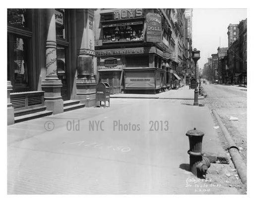 Broadway & Franklin Street  1912 - Tribeca Downtown Manhattan NYC A Old Vintage Photos and Images