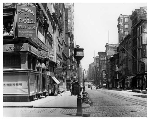 Broadway & Franklin Street  1912 - Tribeca Downtown Manhattan NYC B Old Vintage Photos and Images