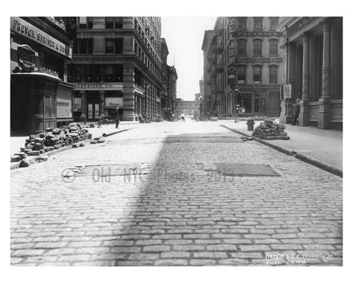 Broadway & Franklin Street  1912 - Tribeca Downtown Manhattan NYC C Old Vintage Photos and Images
