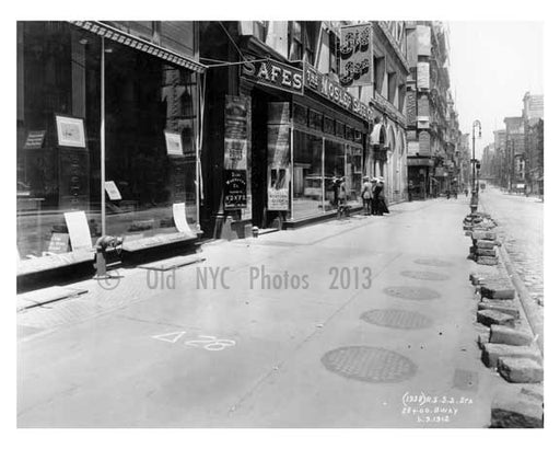 Broadway & Franklin Street  1912 - Tribeca Downtown Manhattan NYC G Old Vintage Photos and Images