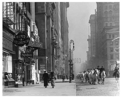 Broadway & Murray  Street 1912 - Tribeca Manhattan NYC A Old Vintage Photos and Images