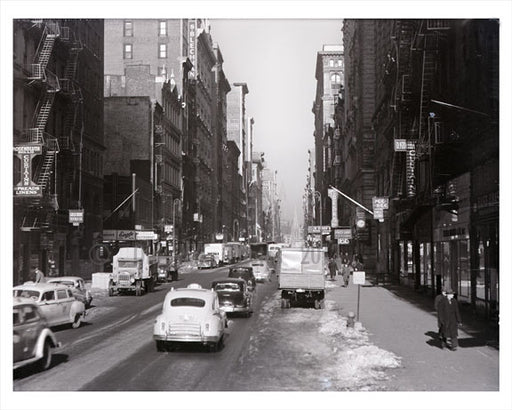 Broadway & N. Spring Street 1949 - Soho Old Vintage Photos and Images