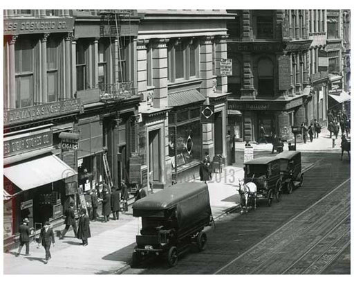 Broadway  & Reade Street 1913 - Tribeca Downtown Manhattan NYC III Old Vintage Photos and Images