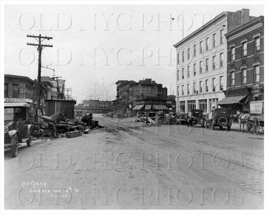 Jackson Ave & 4th Street 1924 Old Vintage Photos and Images