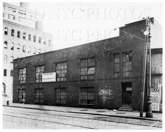 495-499 Kent Ave with auction sale sign Williamsburg 1936 Old Vintage Photos and Images