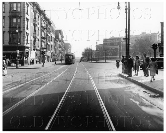 Division Ave east at Marcy Ave 1946 Old Vintage Photos and Images