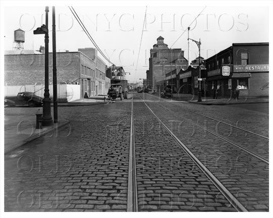 Flushing Ave set from Kent Ave 1949 Old Vintage Photos and Images