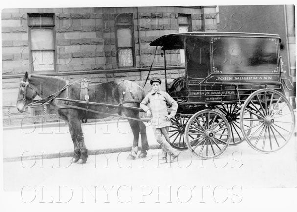 John Mohrmann wagon 195 Marcy Ave & Division Ave Old Vintage Photos and Images