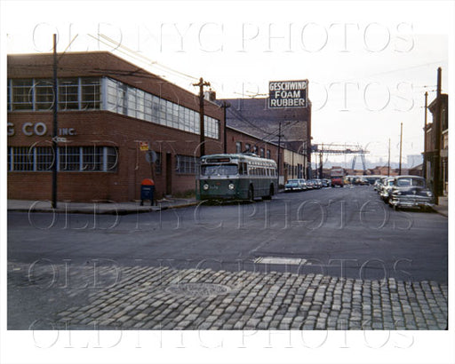 Box St facing Manhattan Ave Greenpoint 1957 Old Vintage Photos and Images