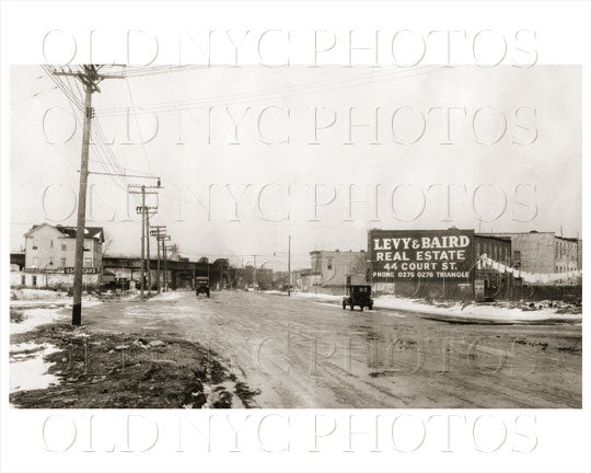 86th Street & Ave U Gravesend 1930 sepia Old Vintage Photos and Images