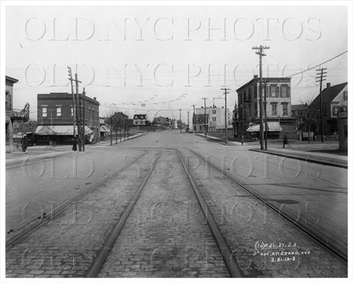 31st Street at 30th road next block is Newton Ave 1913 Old Vintage Photos and Images