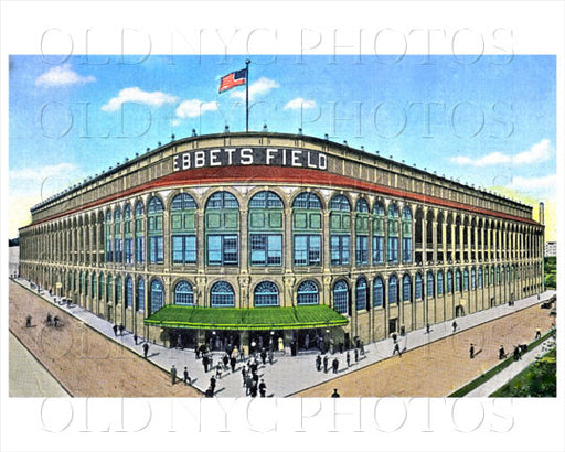 Ebbets Field poster Old Vintage Photos and Images