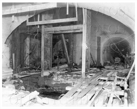 Steinway Tunnel with arch ceiling 1914 Old Vintage Photos and Images