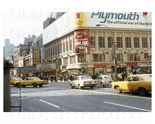 West 42nd Street at 7th Ave Times Square, NYC 1970 Old Vintage Photos and Images
