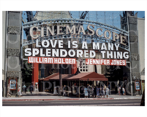 Grauman's Chinese Theatre Los Angeles 1956 Old Vintage Photos and Images