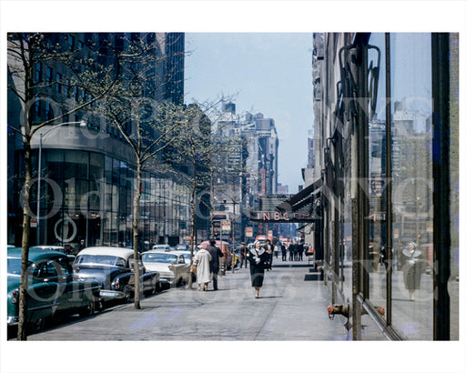 NBC Studios Rockefeller Center West 52nd St 1956 Old Vintage Photos and Images