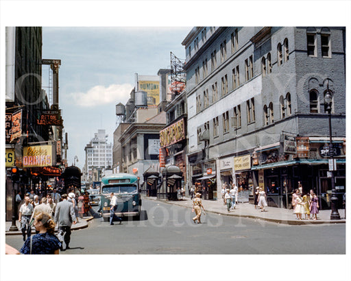 West 50th Street & 7th Ave 1955 Old Vintage Photos and Images