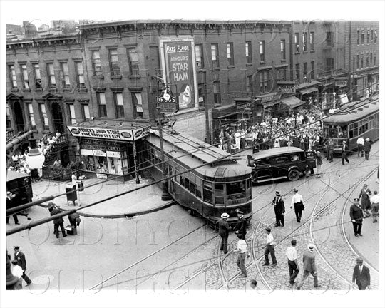 Nostrand and Putman Bedstuy Trolley Crash 1931 Old Vintage Photos and Images