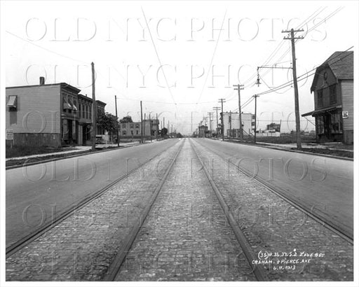 31st Street between 34th & 35th Aves Pierce Ave Astoria 1913 Old Vintage Photos and Images