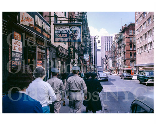 Bayard St Leitner Uniforms Chinatown 1963 Old Vintage Photos and Images