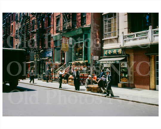 Mott St south of Canal St 1963 Old Vintage Photos and Images
