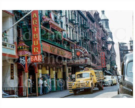 Mott Street looking north 1953 Old Vintage Photos and Images