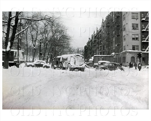 Ocean Avenue north facing Lincoln Road Flatbush Prospect Park 1948 Old Vintage Photos and Images