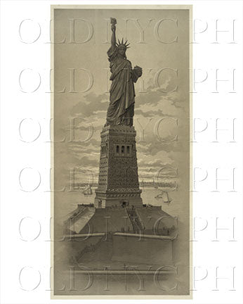 Statue of Liberty rendering Old Vintage Photos and Images