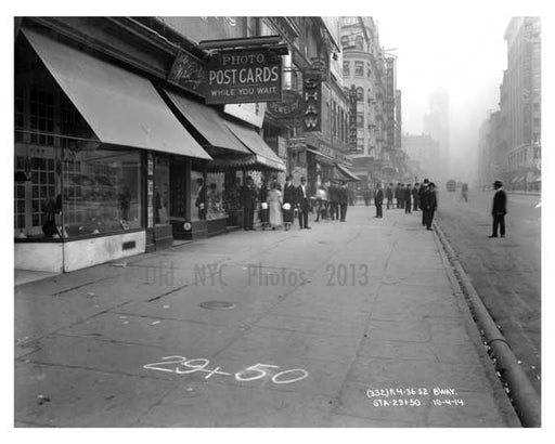 Broadway shops - Midtown Manhattan - NY 1914 Old Vintage Photos and Images