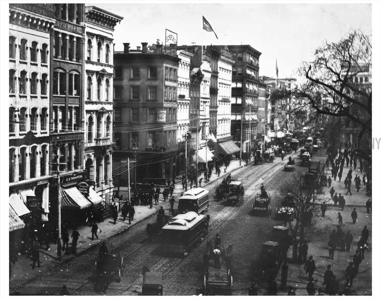 Broadway Street Cars Old Vintage Photos and Images