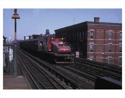 Broadway Train Bushwick Brooklyn NY Old Vintage Photos and Images
