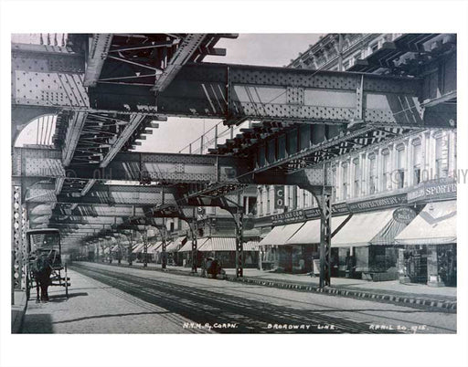 Broadway train lines 1915 Old Vintage Photos and Images