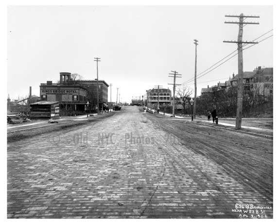 Broadway & West 228th Street - Marble Hill - South Bronx, NY 1904 Old Vintage Photos and Images
