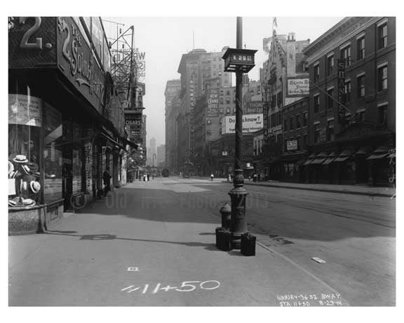 Broadway & West 29th Street -  Midtown Manhattan  NY 1914 D Old Vintage Photos and Images