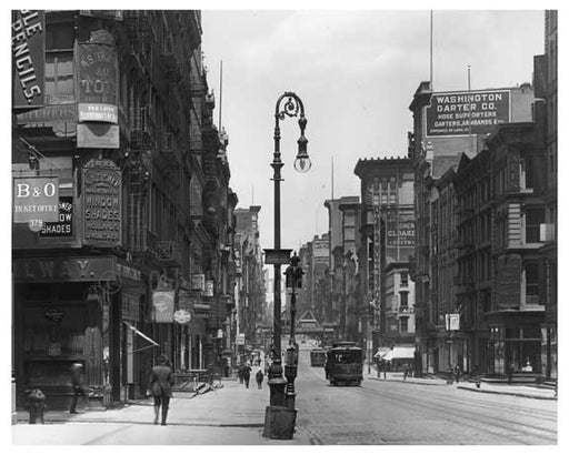 Broadway & White Street  1912 - Tribeca Downtown Manhattan NYC Old Vintage Photos and Images