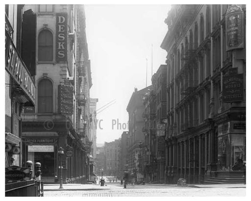 Broadway & White Street 1912 - Tribeca Manhattan NYC B Old Vintage Photos and Images