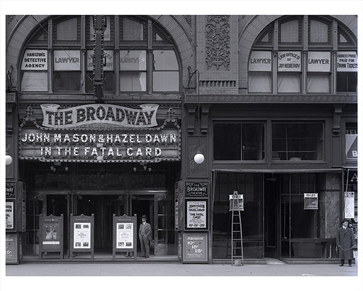 41st Street  Broadway Theater - Times Square - New  York, NY 1915 CE