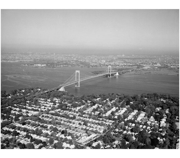Bronx - Whitestone Bridge as viewed from Queens Old Vintage Photos and Images