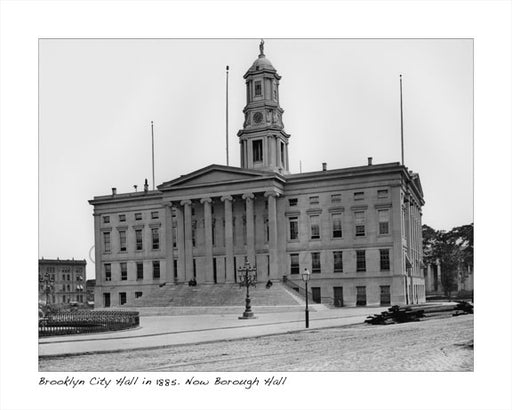 Brookln City Hall 1885 n now Borough Hall Old Vintage Photos and Images