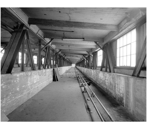 Brooklyn Army Supply Base, second floor, connecting bridge looking west Old Vintage Photos and Images