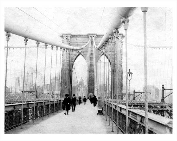 Brooklyn Bridge 1890 Old Vintage Photos and Images